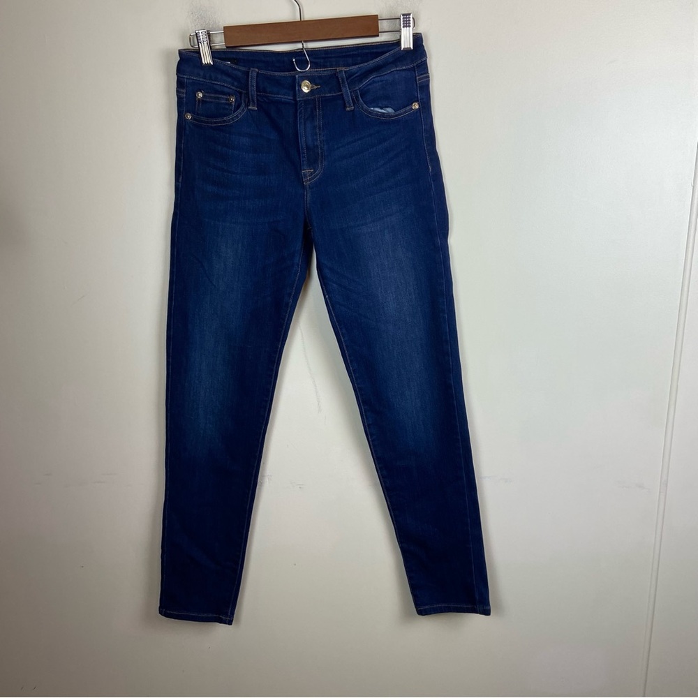 Tally Weijl Denim Blair Medium Waist Skinny Jeans‎ Dark Wash Classic Size 6